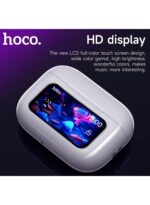 HOCO EW72 Wirelss Bluetooth 5.4 ANC Noise Reduction Earphone With LED Full Touch Smart Screen Charging Box Music Sports Earbuds - Image 2