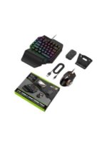 4-in-1 Mobile Gaming Set One-Hand Keyboard Gamepad Controller Mouse & Converter Model Mix Lite+ for Android No Lag PC-Like Gaming Feel on Android